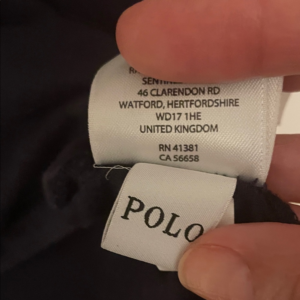Polo by Ralph Lauren Men's Dark Blue Tee Ptp 19”to 20.5 “ - Picture 6 of 8